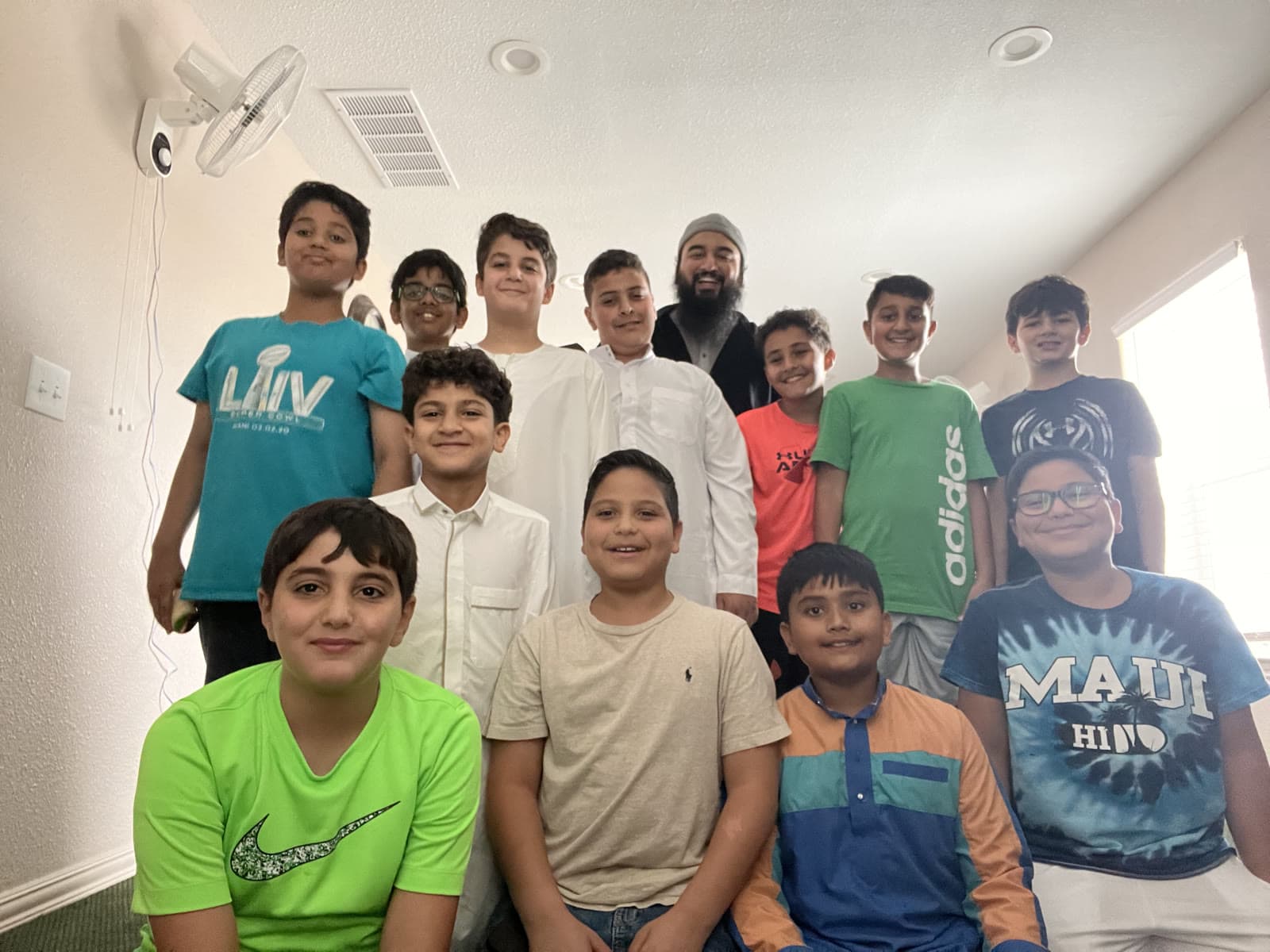 An Ihsan Circle cohort of young students gathered together